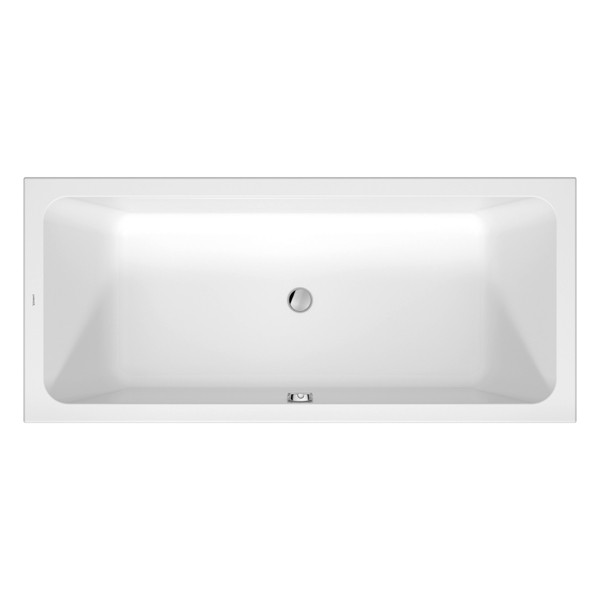 Duravit D-Code 2.0 Badewanne 1800x800mm Einbauversion 2 Rückenschrägen Innentiefe 450mm reduzierte Randhöhe von 25mm Weiß 700672000000000