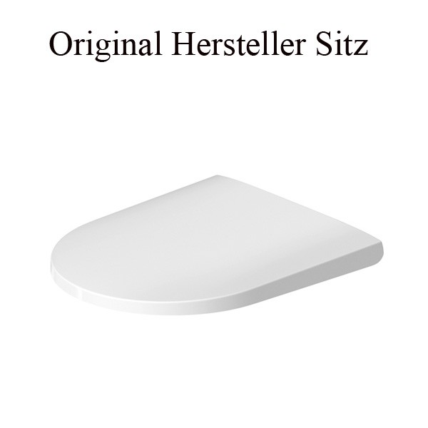 Duravit D-Neo wandhängendes Tiefspül-WC Compact rimless, weiß 2588090000