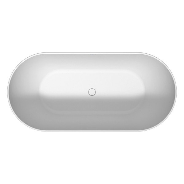 DU DuraKanto BW Oval freisteh.,1600x750 nahtl.Verkl.,Rückens.2, Weiß Seidenmatt