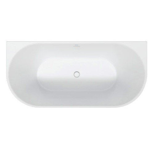 DU DuraSenja Badewanne,Oval,1500x750x585mm,Vw.,ws,Acr