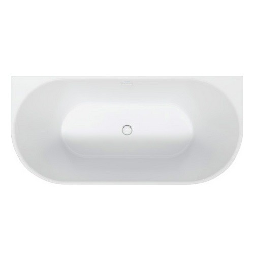 DU DuraSenja Badewanne,Oval,1700x800x585mm,Vw.,ws,Acr