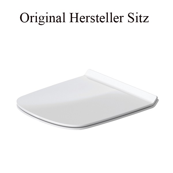 Duravit Durastyle rimless wandhängendes Tiefspül-WC mit WonderGliss-Beschichtung 25510900001