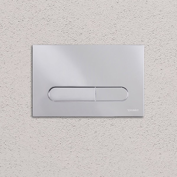 DU DuraSys Betät.-Pl.mech.f. WC Beta 100 Dual Flush,Aufgesetz,Chrom HG