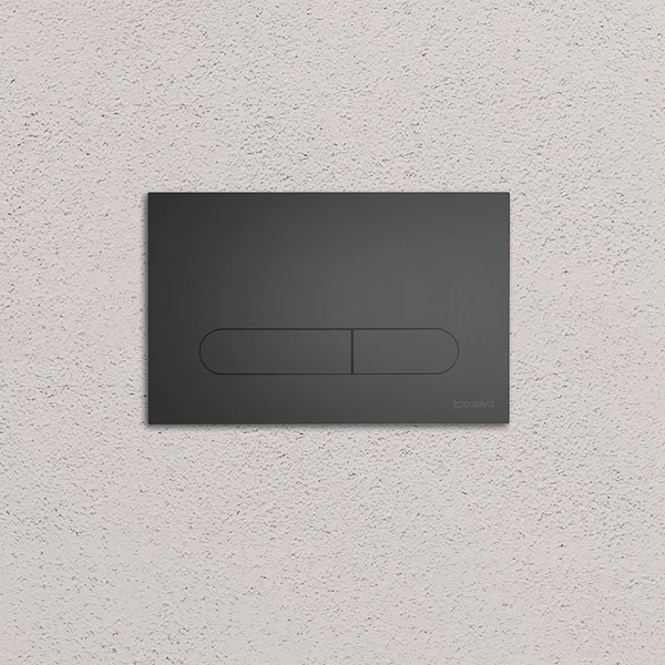 DU DuraSys Betät.-Pl.mech.f. WC Beta 100 Dual Flush,Aufgesetzt,Schwarz Matt