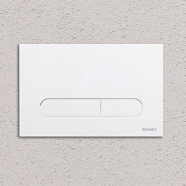 DU DuraSys Betät.-Pl.mech.f. WC Beta 100 Dual Flush,Aufgesetz,Weiß