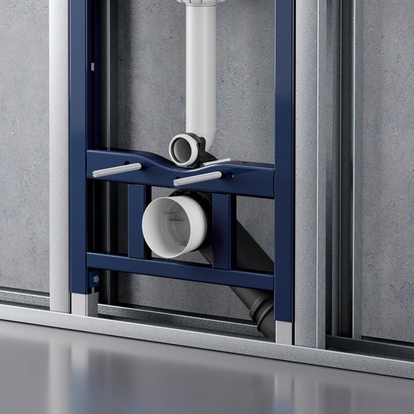 DU DuraSyst. für WWC, Basic,Trockenbau Höhe 1150,Spülbed.mechanisch Vorne