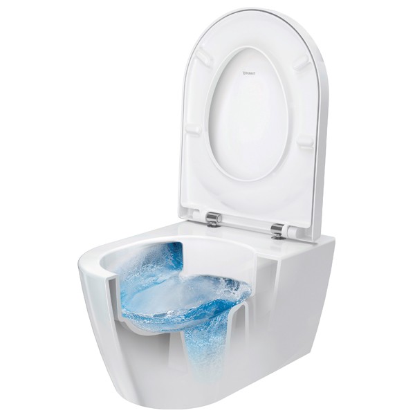 DU WWC-Set ME by Starck wh. tiefsp. Abg wag. 400x475x595mm We. S-Matt Hero