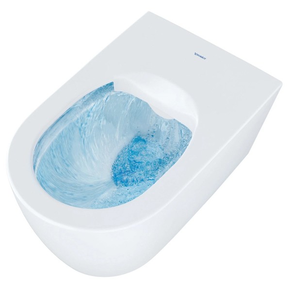DU WWC-Set 570mm ME by Starck,Hygiene- Flush,Weiß HYG,riml.,TS,WC-Sitz