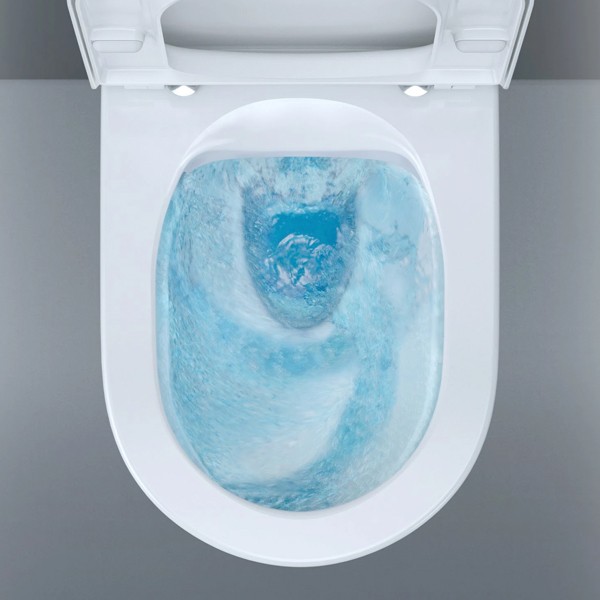 DU WWC-Set 570mm ME by Starck,Hygiene- Flush,Weiß HYG,riml.,TS,WC-Sitz