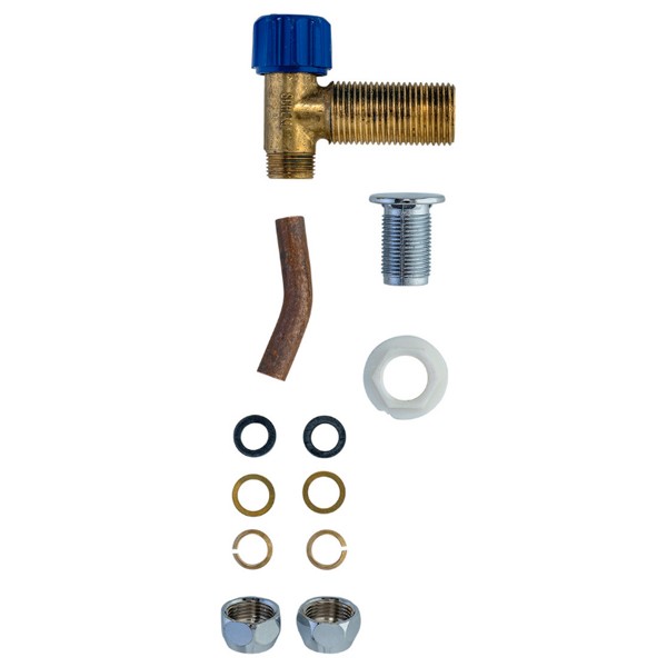 DU Nachrüstgarnitur für Anschluss Mitte, Chrom