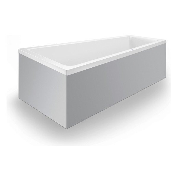 Duravit No 1 links 1700x1000 Acryl Trapez Badewanne weiß 700508000000000