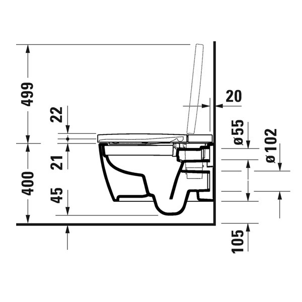 SensoWash® Starck f SensoWash® Starck f Plus Compact Dusch-WC inkl. Schallschutzset