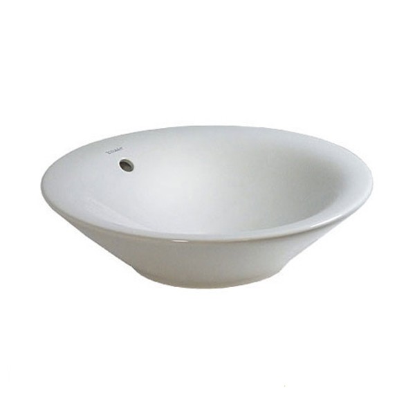 DU Aufsatzbecken Starck 1 530 mm mit ÜL, ohne HLB, weiß WonderGliss