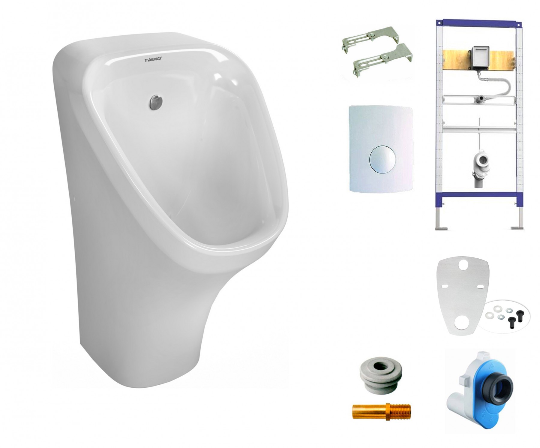 Duravit Urinal DuraStyle, rimless, weiß