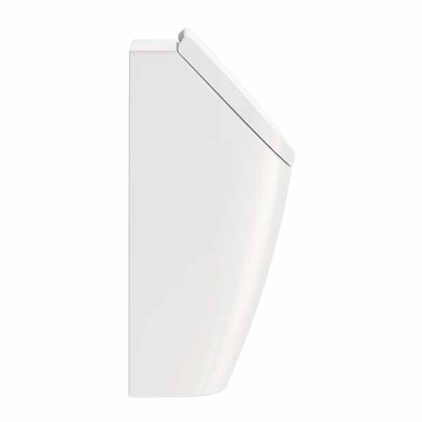 DU Urinal Rimless ME by Starck, weiß Abgang waagrecht, Ausführung f. Deckel