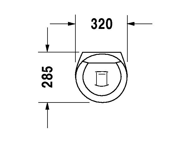 Duravit Urinal Set Starck 1 mit Deckel inkl. Beschichtung 08353200001