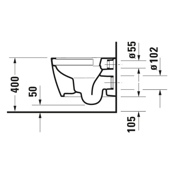 DU WWC-Set ME by Starck 480mm,rimless Du rafix,TS,weiß,inkl.WC-Sitz m.Absenk,DS