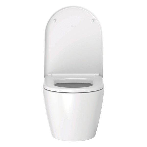 DU Wand-WC ME by Starck 570 mm Tiefspüle r, Durafix, weiß,Durashield
