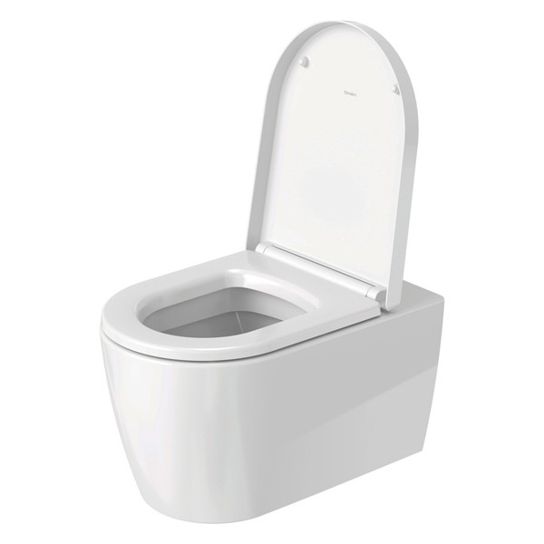 DU Wand-WC ME by Starck 570 mm Tiefspüle r, Durafix, weiß,Durashield
