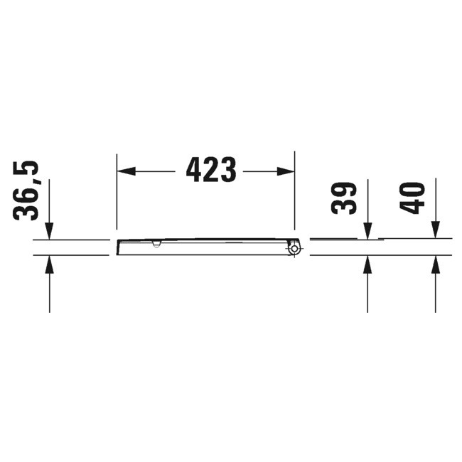 Duravit WC-Sitz ME by Starck Compact ohne Absenkautom.,Scharniere edelstahl,weiß