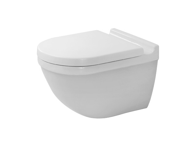 DU WWC-Set Starck 3, rimless, Durafix TS,weiß, inkl.WC-Sitz m.Absenkautomatik