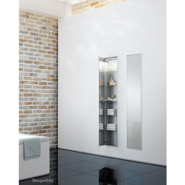 emco asis Schrankmodul (300) UP, 1584mm, o.EB-Rahmen, alu/schwarz