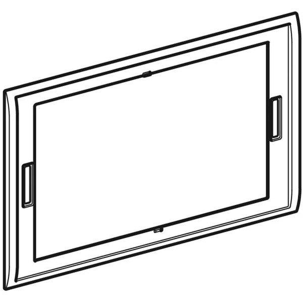 Geberit Sigma70 Abdeckrahmen für BetPl. glanzchrom