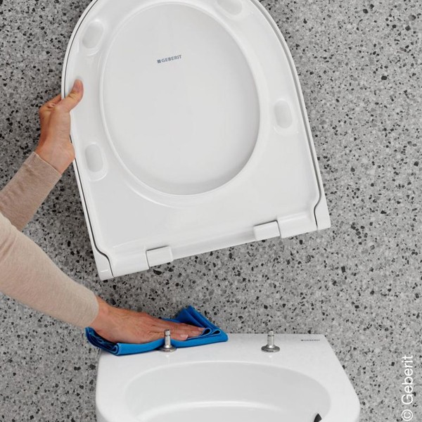 Geberit Acanto Set WWC m. WC-Sitz, Tiefspüler TFlush, geschl.Fo, T:53cm, weiß,KeraTect