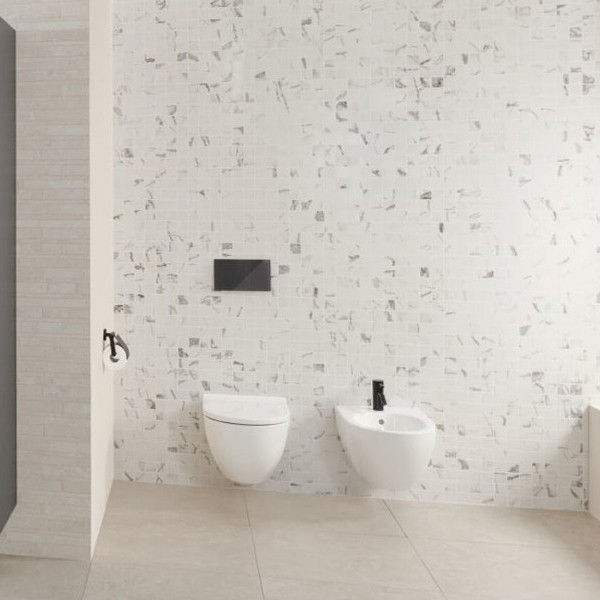 Geberit Acanto Wandbidet, mit Überlauf geschl. Form, T:53cm, weiß, KeraTect