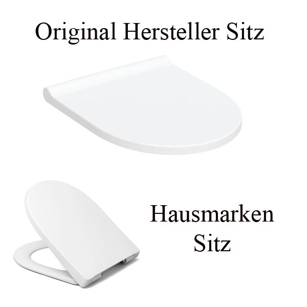 Geberit Acanto wandhängendes Tiefspül-WC mit KeraTect Beschichtung, weiß 502774008