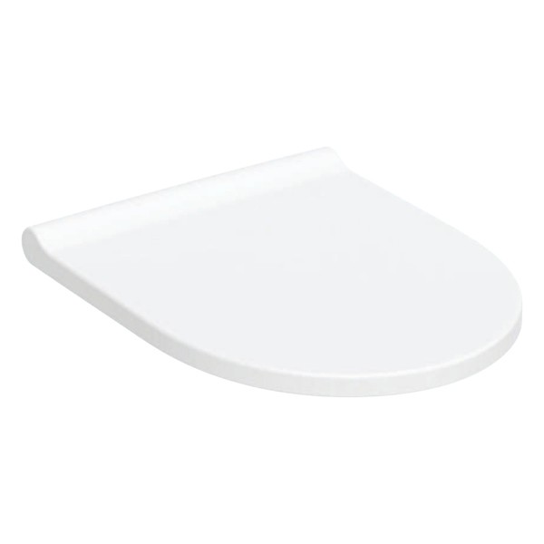 Geberit Acanto WC-Sitz mit Abs-Auto. QuickRelease verriegelbar, antibak, weiß