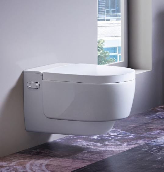 Geberit AquaClean Mera Classic Dusch-WC Komplettanlage weiß mit Beschichtung