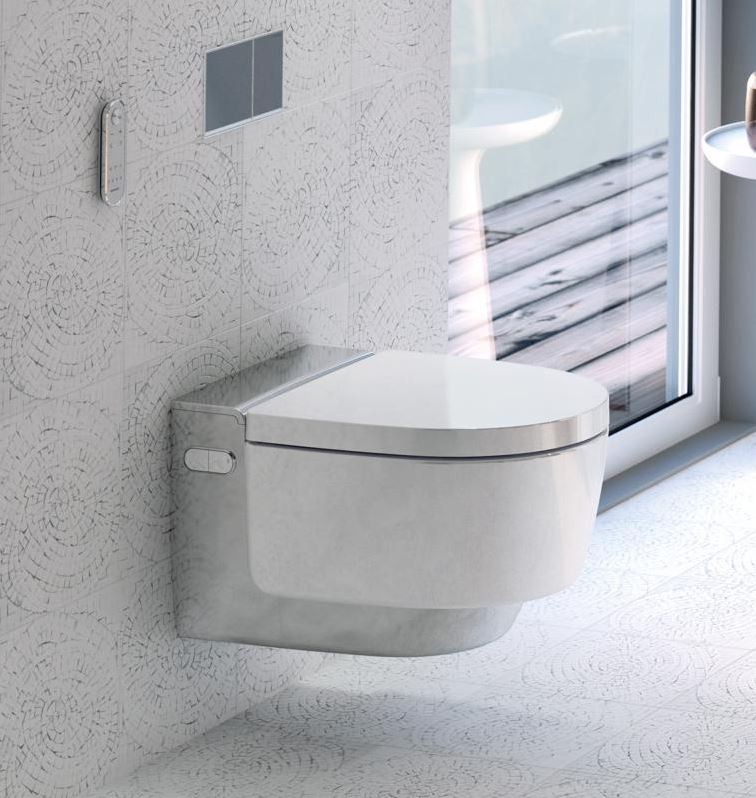 Geberit AquaClean Mera Classic WC-Komplettanlage UP WWC glanzverchromt