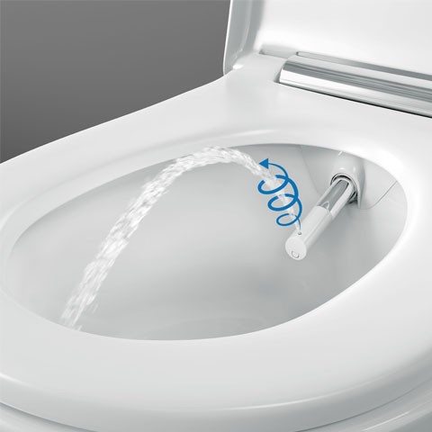 Geberit AquaClean Sela WC-Komplettanlage Wand-WC weiß / glanzchrom