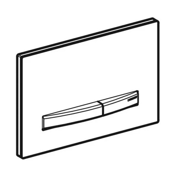 Geberit Betätigungsplatte Sigma50, für 2-Mengen-Spülung, Glanzchrom