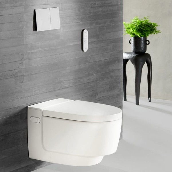 Geberit Sigma70 BetPl., für 2-Mengen-Spülung Edelstahl mattweiss lackiert