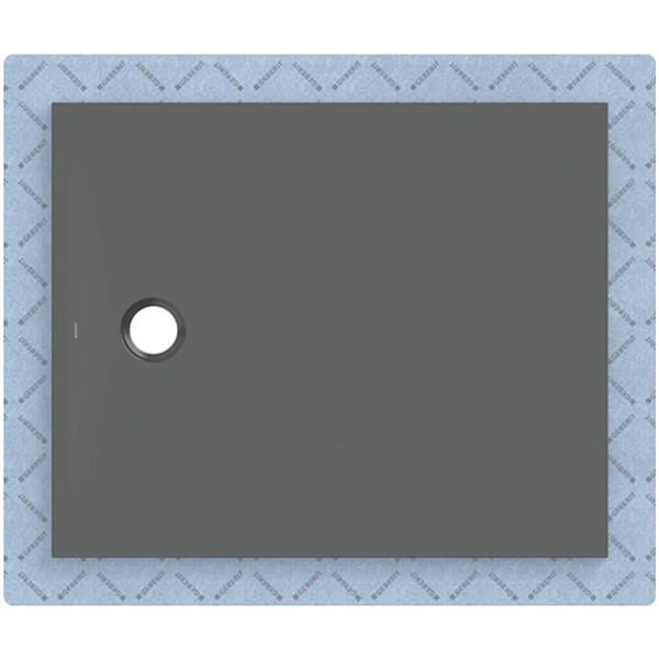 GEBERIT CleanFloor30 Duschfläche 1200 x 1000 x 35 mm integriert, mit Dichtvlies, Mittelablauf, verschiedene Farben und Montagezubehör zur Auswahl