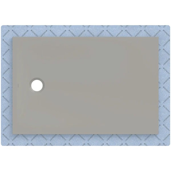 GEBERIT CleanFloor30 Duschfläche 1200 x 800 x 35 mm integriert, mit Dichtvlies, Mittelablauf, verschiedene Farben und Montagezubehör zur Auswahl