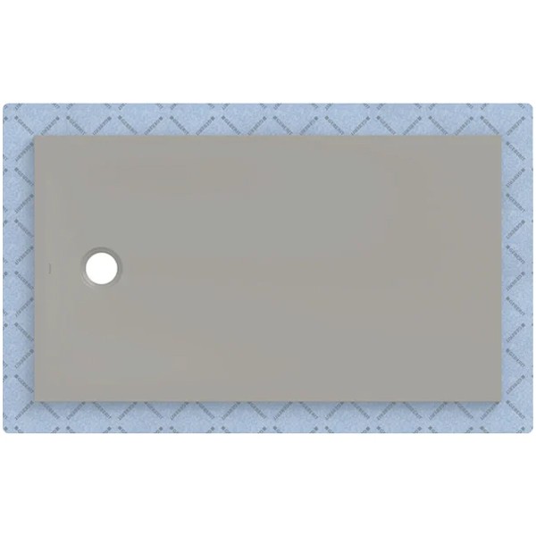 GEBERIT CleanFloor30 Duschfläche 1400 x 800 x 35 mm integriert, mit Dichtvlies, Mittelablauf, verschiedene Farben und Montagezubehör zur Auswahl
