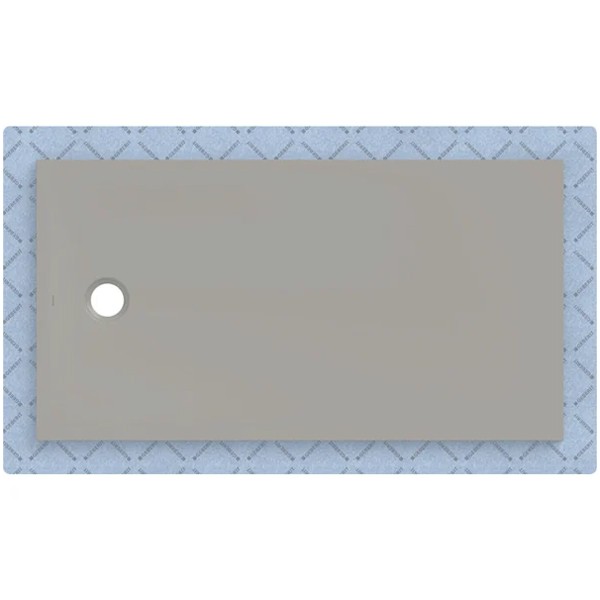 GEBERIT CleanFloor30 Duschfläche 1600 x 1000 x 35 mm integriert, mit Dichtvlies, Mittelablauf, verschiedene Farben und Montagezubehör zur Auswahl
