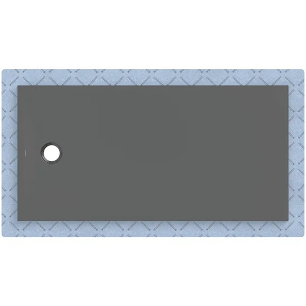 GEBERIT CleanFloor30 Duschfläche 1600 x 800 x 35 mm integriert, mit Dichtvlies, Mittelablauf, verschiedene Farben und Montagezubehör zur Auswahl