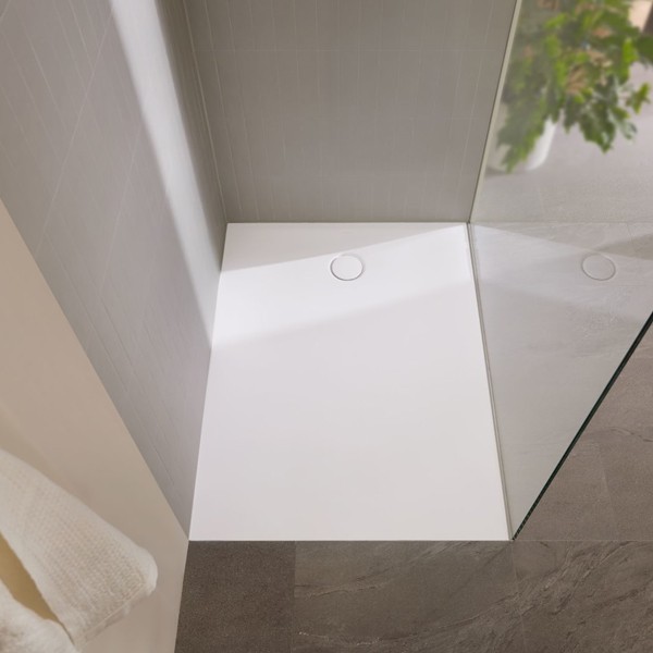 GEBERIT CleanFloor30 Duschfläche 1800 x 900 x 35 mm integriert, mit Dichtvlies, Mittelablauf, verschiedene Farben und Montagezubehör zur Auswahl