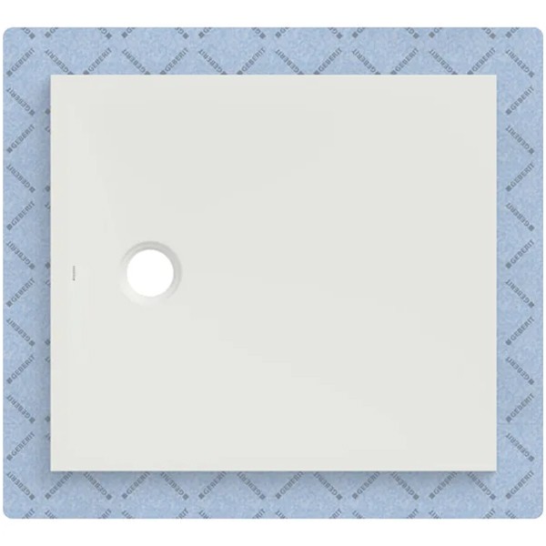 GEBERIT CleanFloor30 Duschfläche 900 x 800 x 35 mm integriert, mit Dichtvlies, Mittelablauf, verschiedene Farben und Montagezubehör zur Auswahl