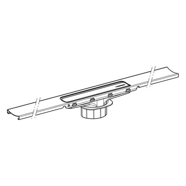 GE CleanLine30 Duschrinne 30-90 cm schwarz