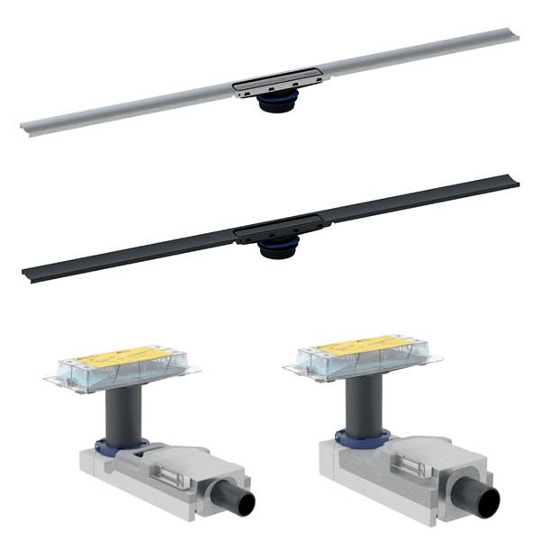 Geberit CleanLine30, Set-Angebot Duschrinne mit Ablaufgehäuse