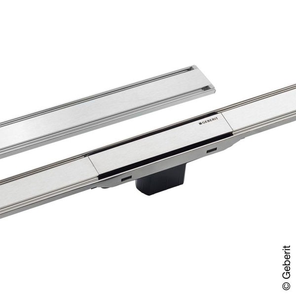 Geberit CleanLine60 Duschrinne für dünne Bodenbeläge 30 - 130 cm edelstahl gebürstet