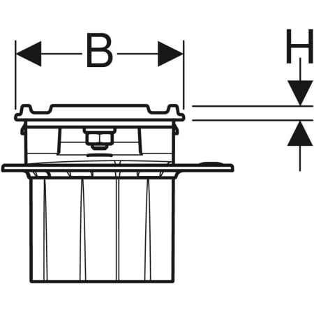 Geberit CleanLine60 Duschrinne für dünne Bodenbeläge 30 - 90 cm edelstahl gebürstet