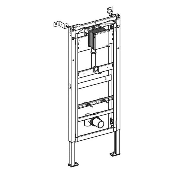 Geberit DuofixBasic Element f. Urinal, 130 cm universell, für Basic Urinal-Strg.