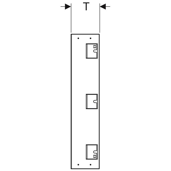 Geberit GIS Nischenablagebox hoch 461790001