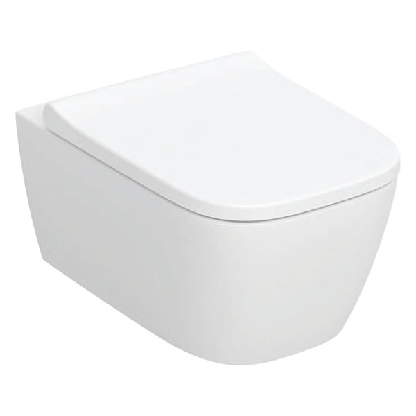 Geberit iCon Wand-WC-Tiefspüler, geschlossen TurboFlush, T:53cm, weiß 503162001